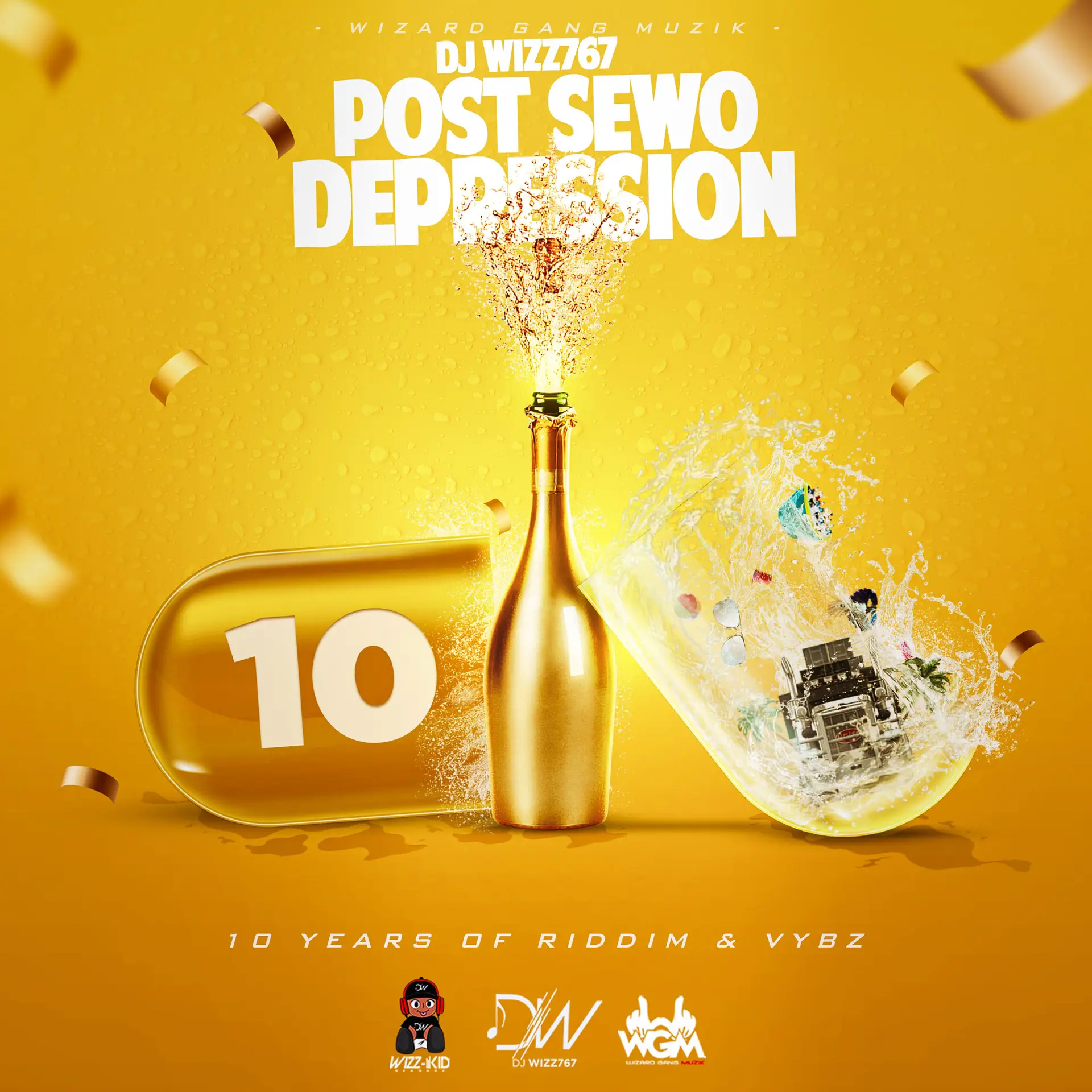 Dj Wizz767 – Post Sewo Depression 10 (10 Years Of Riddim & Vybz)